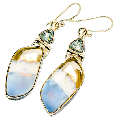 Owyhee Opal Earrings handcrafted by Ana Silver Co - EARR420071