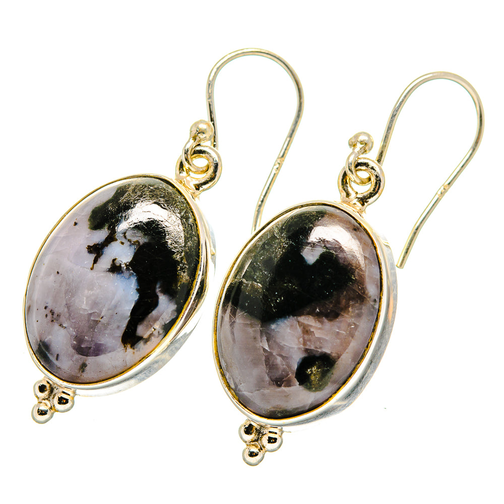 Gabbro Stone Earrings handcrafted by Ana Silver Co - EARR420088
