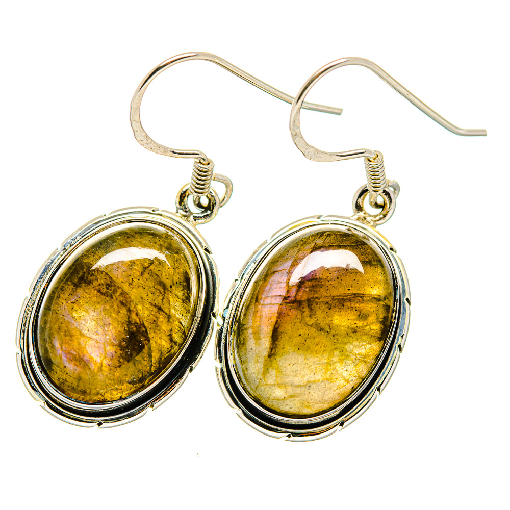 Labradorite Earrings handcrafted by Ana Silver Co - EARR420091