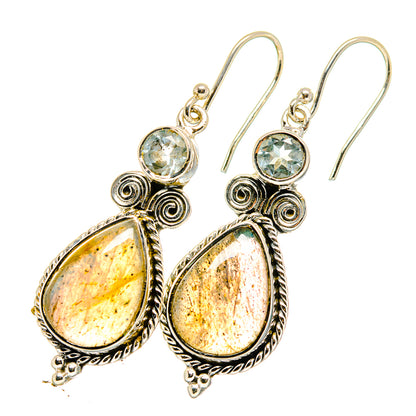 Labradorite Earrings handcrafted by Ana Silver Co - EARR420104