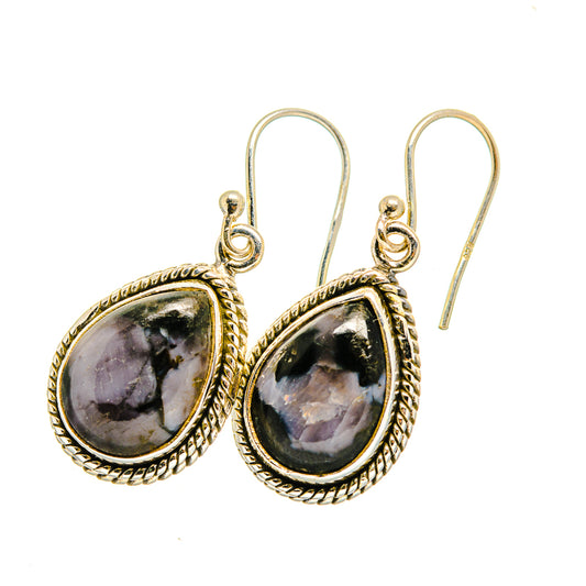 Gabbro Stone Earrings handcrafted by Ana Silver Co - EARR420139