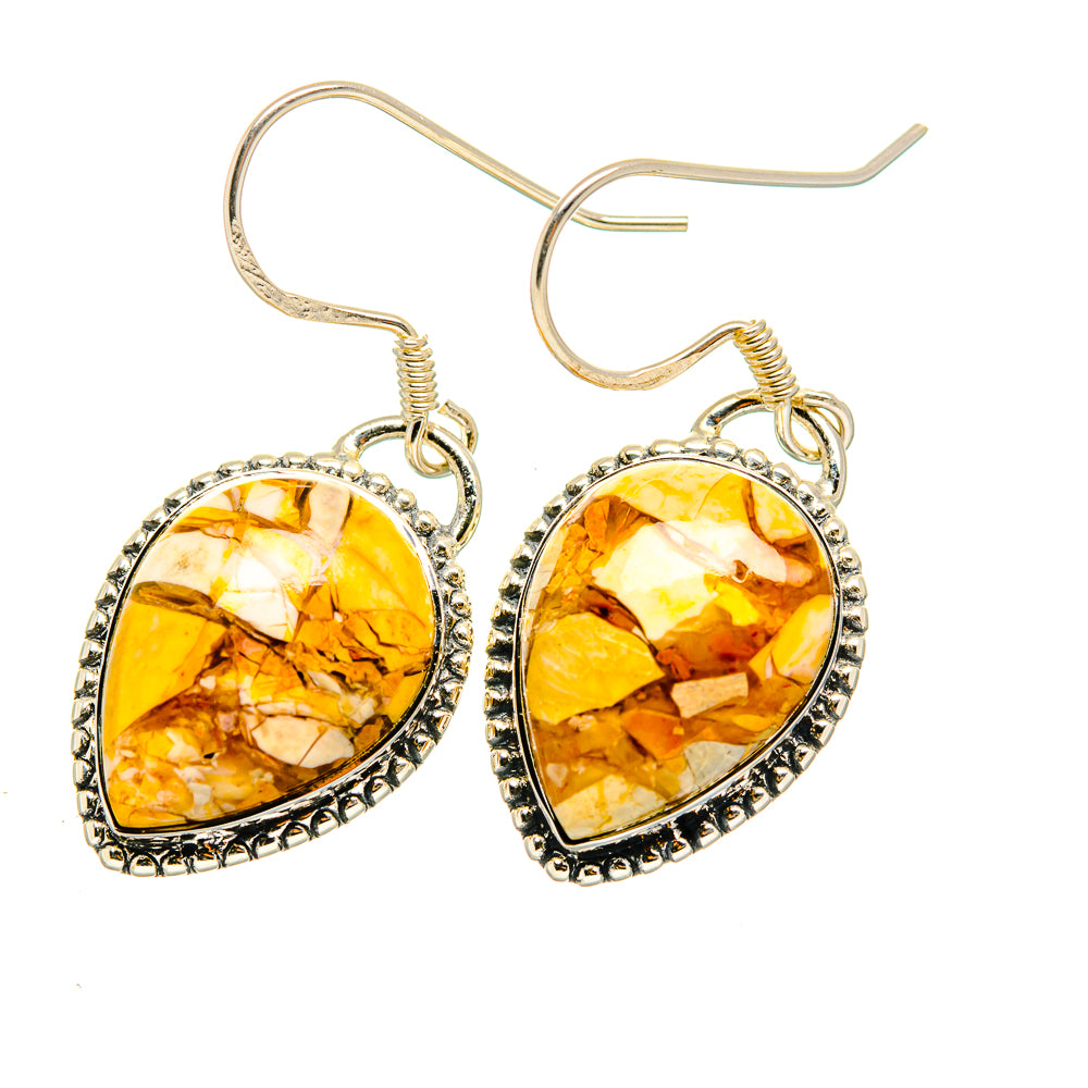 Brecciated Mookaite Earrings handcrafted by Ana Silver Co - EARR420145