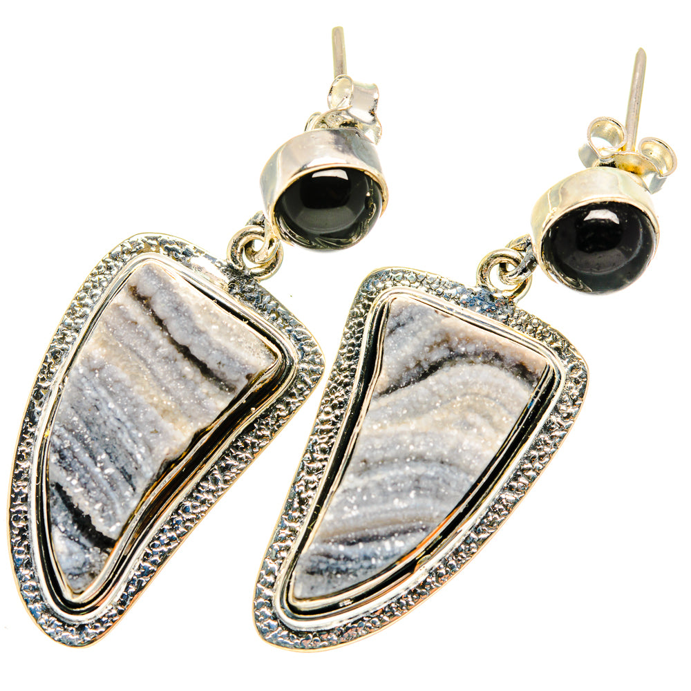 Desert Druzy Earrings handcrafted by Ana Silver Co - EARR420159