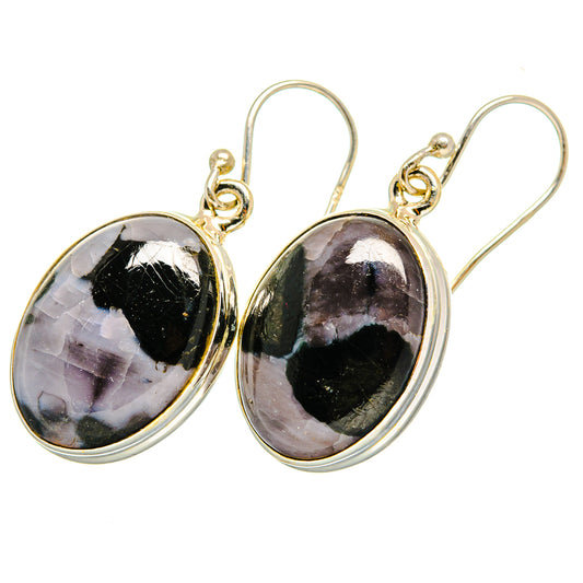 Gabbro Stone Earrings handcrafted by Ana Silver Co - EARR420167