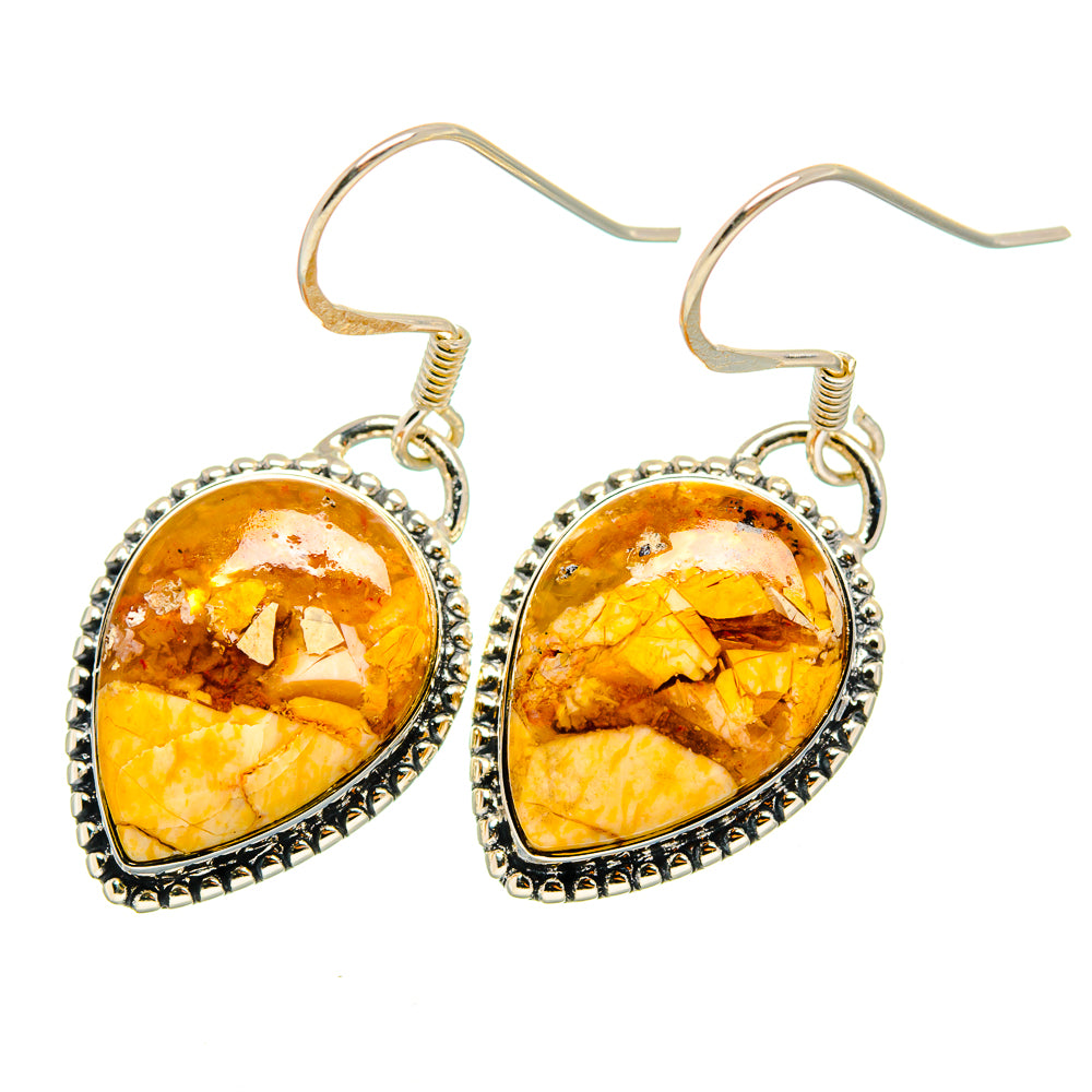 Brecciated Mookaite Earrings handcrafted by Ana Silver Co - EARR420180