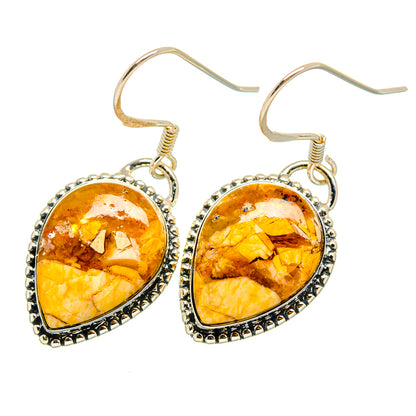 Brecciated Mookaite Earrings handcrafted by Ana Silver Co - EARR420180