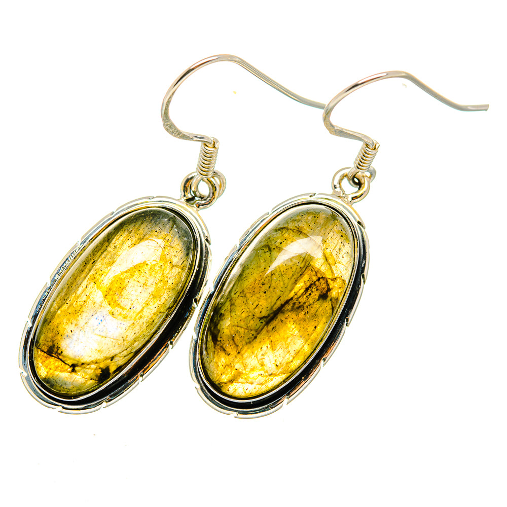 Labradorite Earrings handcrafted by Ana Silver Co - EARR420197