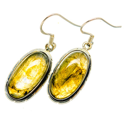 Labradorite Earrings handcrafted by Ana Silver Co - EARR420197
