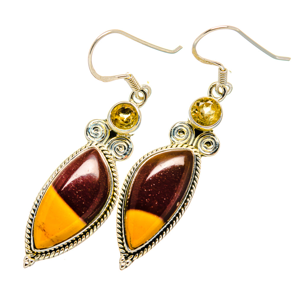 Mookaite Earrings handcrafted by Ana Silver Co - EARR420198