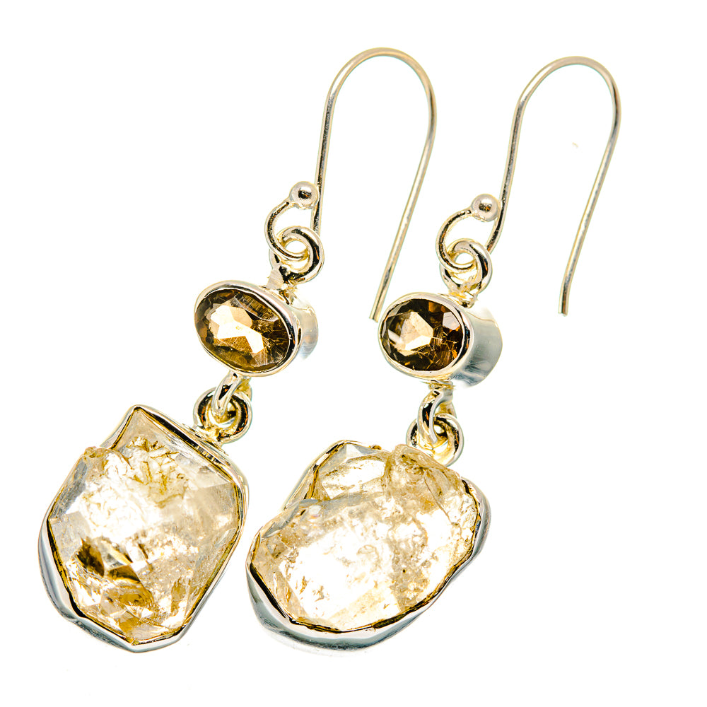 Herkimer Diamond Earrings handcrafted by Ana Silver Co - EARR420199