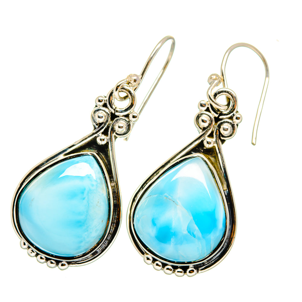 Larimar Earrings handcrafted by Ana Silver Co - EARR420201