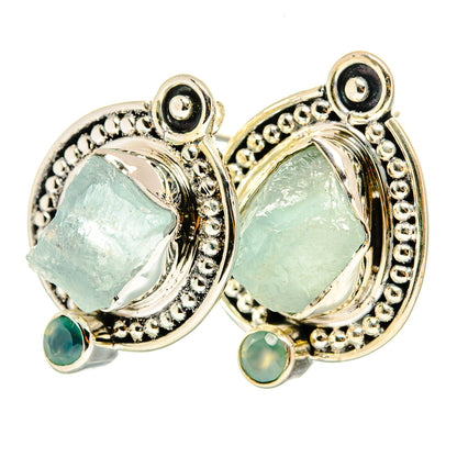 Aquamarine Earrings handcrafted by Ana Silver Co - EARR420215