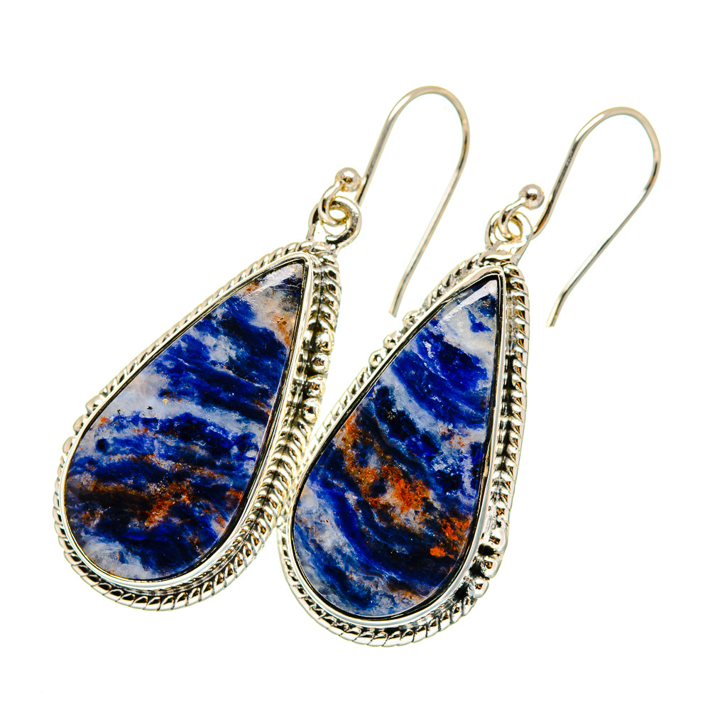 Sodalite Earrings handcrafted by Ana Silver Co - EARR420220