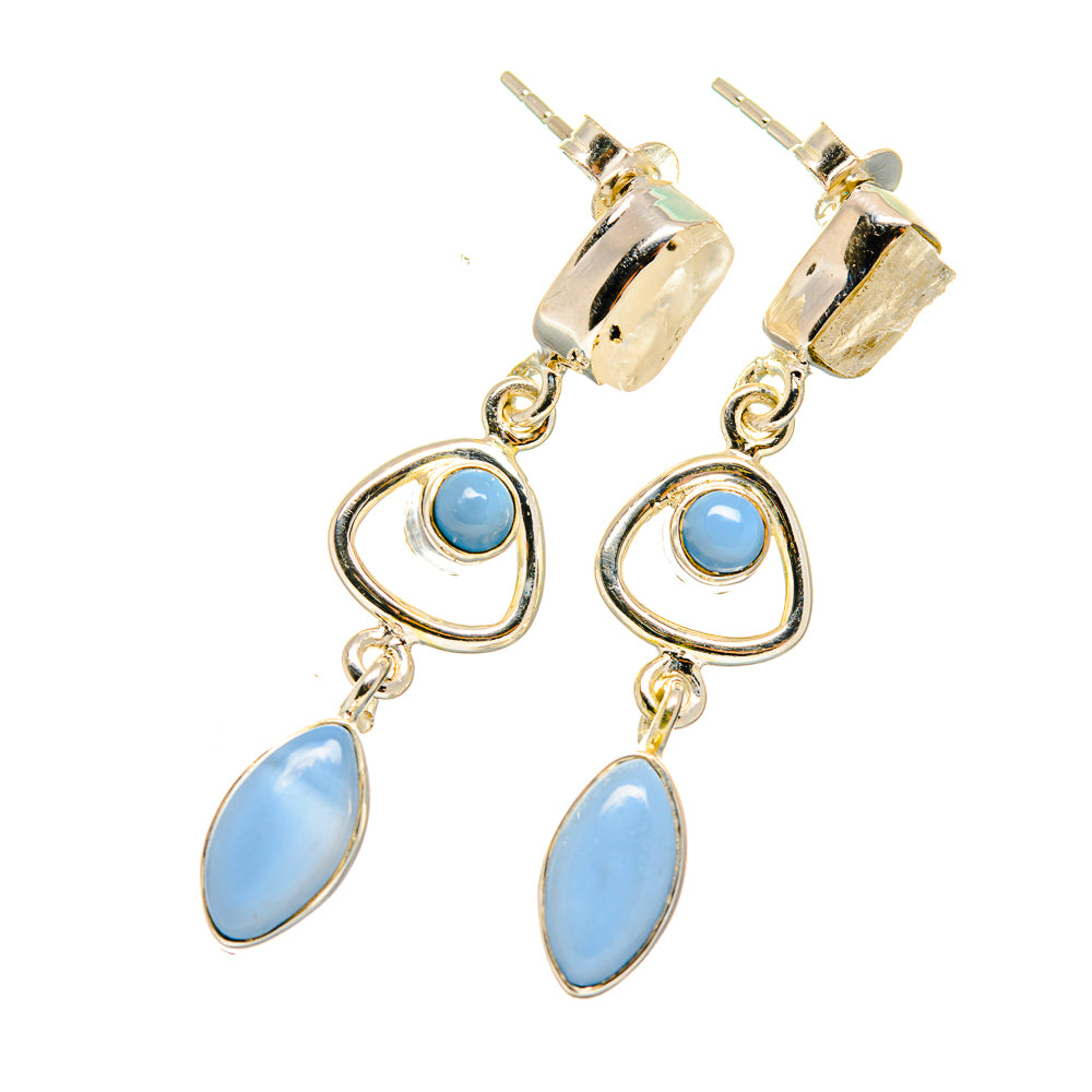 Larimar Earrings handcrafted by Ana Silver Co - EARR420231