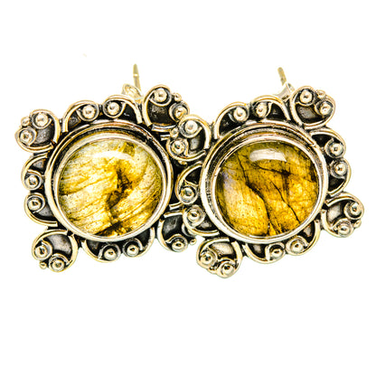 Labradorite Earrings handcrafted by Ana Silver Co - EARR420235