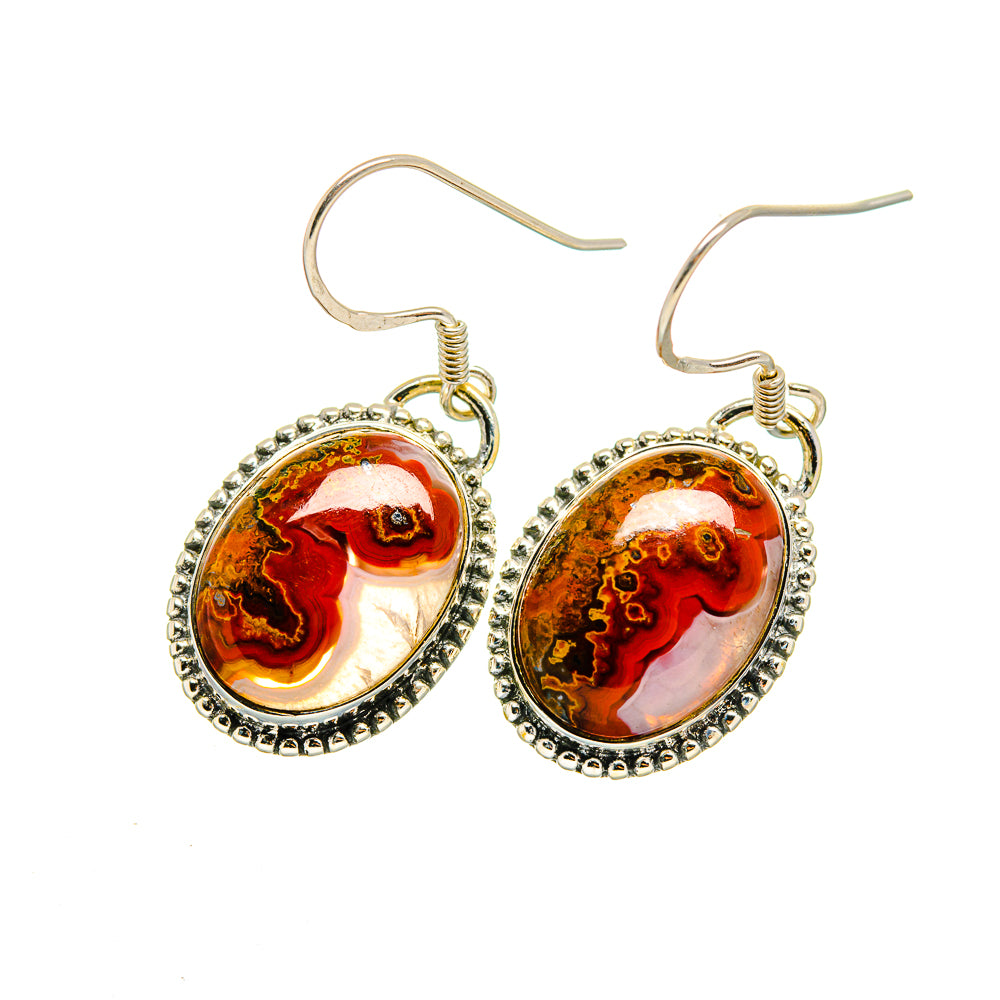 Moroccan Agate Earrings handcrafted by Ana Silver Co - EARR420245