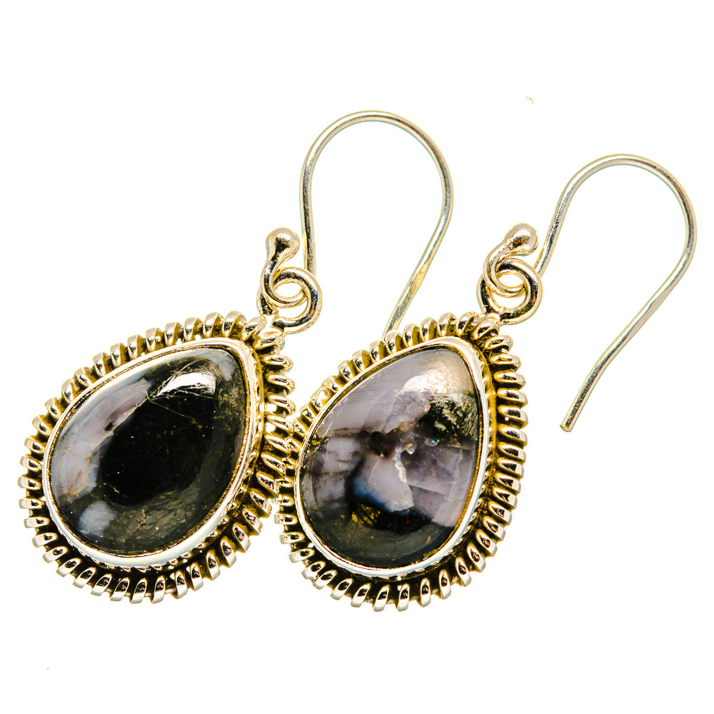 Gabbro Stone Earrings handcrafted by Ana Silver Co - EARR420246
