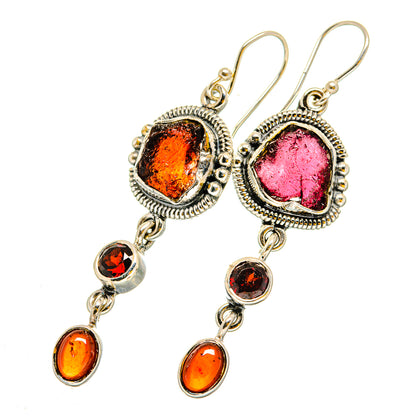 Garnet Earrings handcrafted by Ana Silver Co - EARR420252