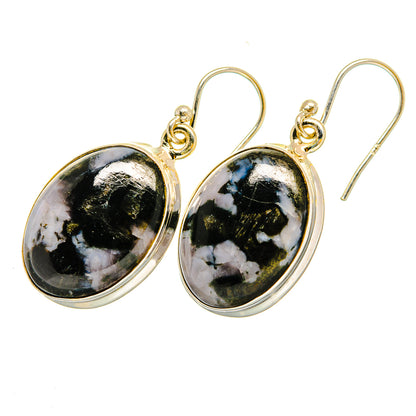 Gabbro Stone Earrings handcrafted by Ana Silver Co - EARR420253 - Photo 2