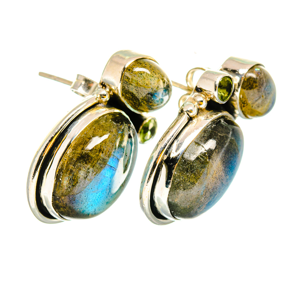 Labradorite Earrings handcrafted by Ana Silver Co - EARR420255