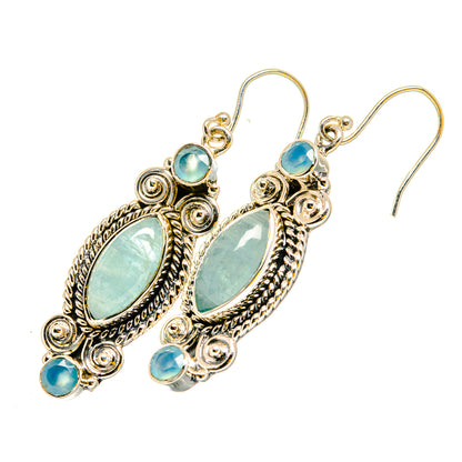 Aquamarine Earrings handcrafted by Ana Silver Co - EARR420256