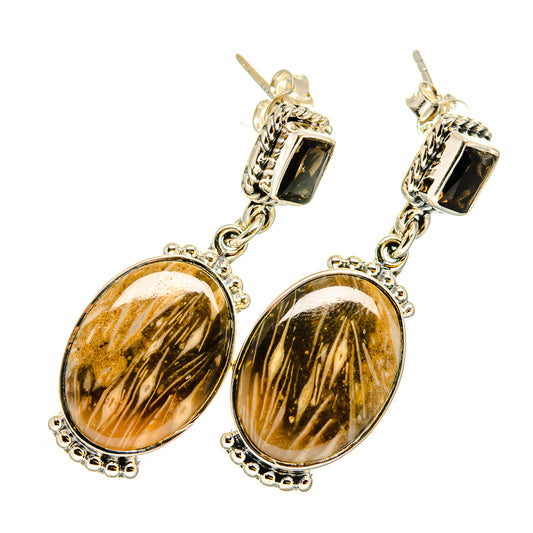 Turkish Tube Agate Earrings handcrafted by Ana Silver Co - EARR420266