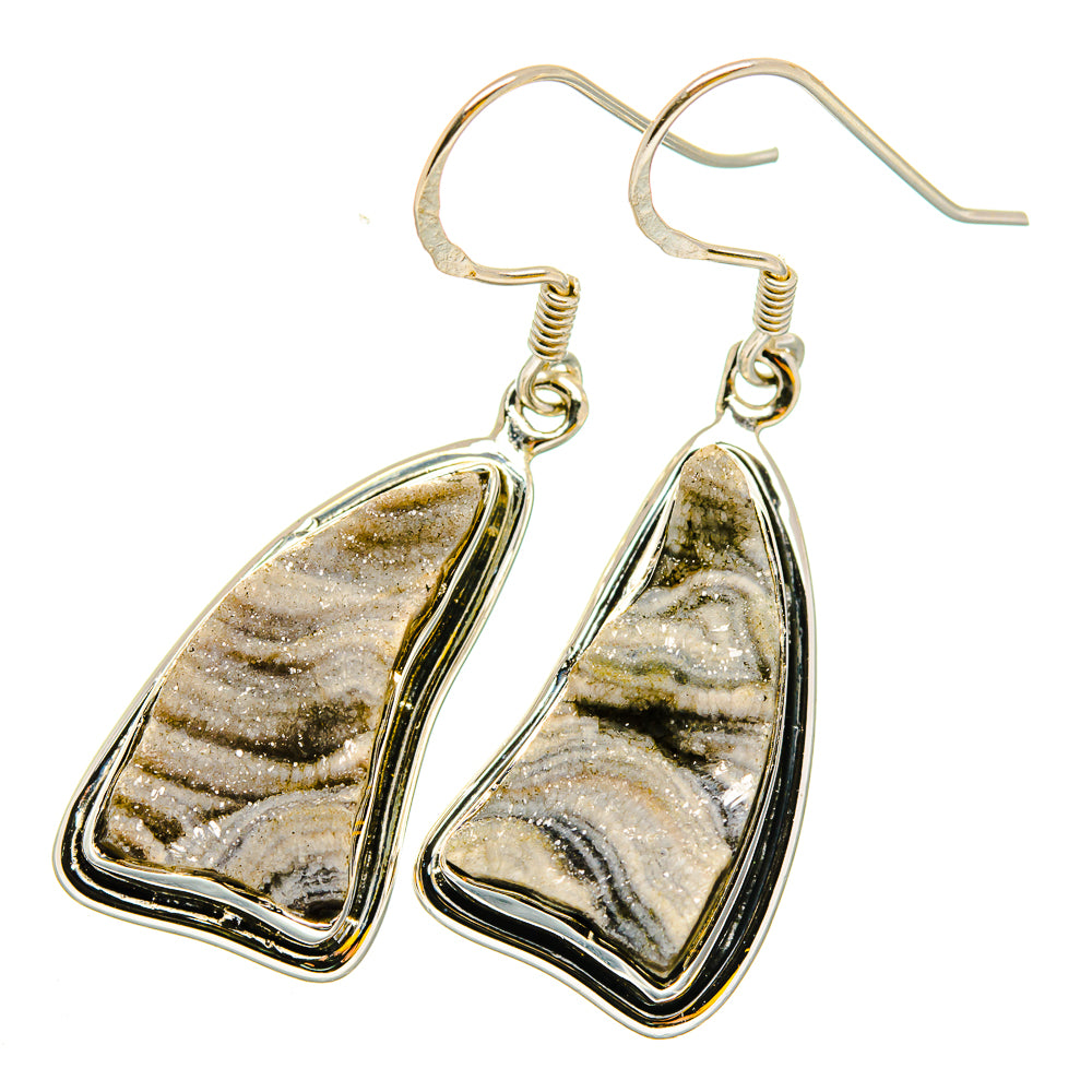 Desert Druzy Earrings handcrafted by Ana Silver Co - EARR420271