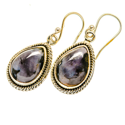 Gabbro Stone Earrings handcrafted by Ana Silver Co - EARR420274