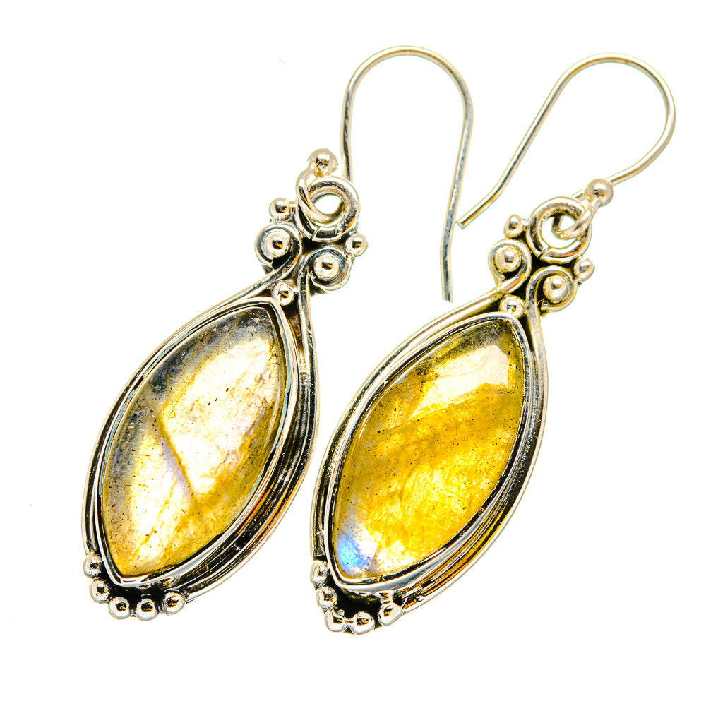 Labradorite Earrings handcrafted by Ana Silver Co - EARR420275