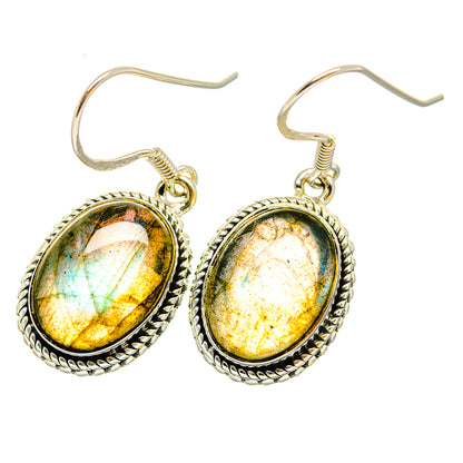 Labradorite Earrings handcrafted by Ana Silver Co - EARR420286