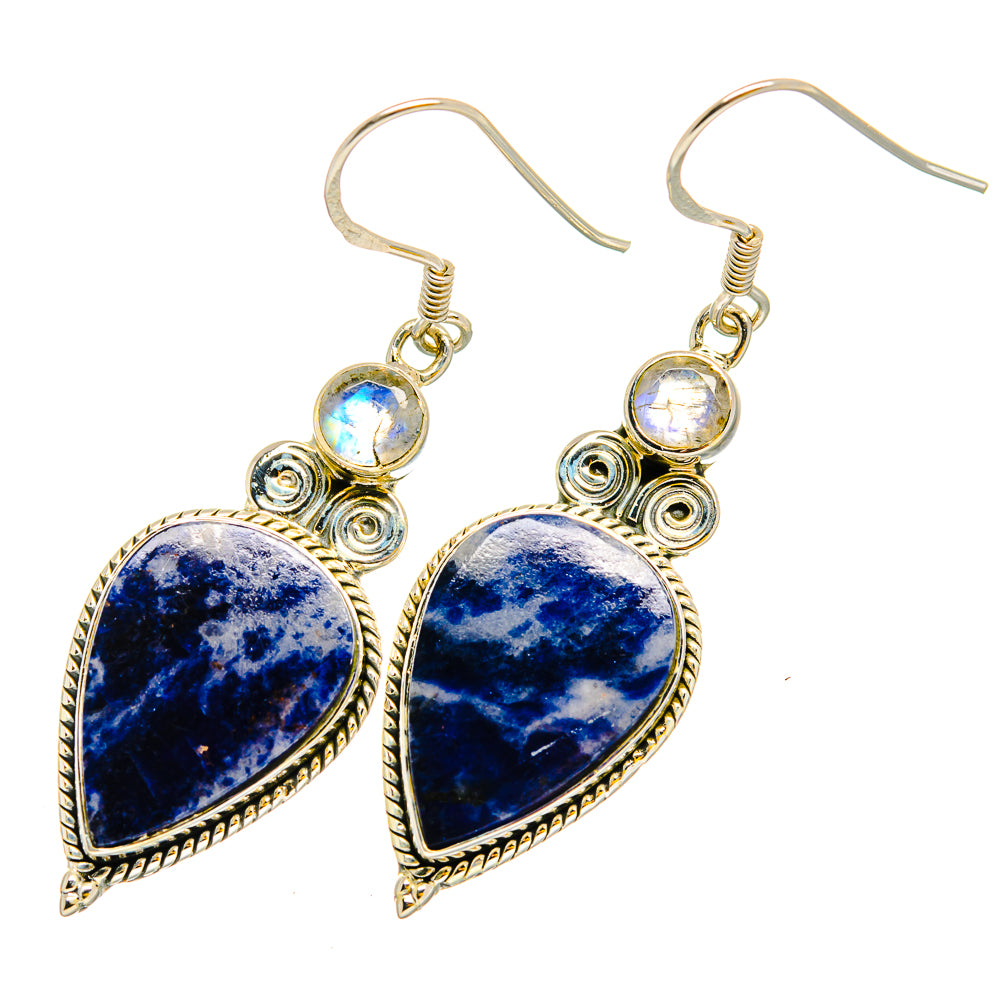 Sodalite Earrings handcrafted by Ana Silver Co - EARR420323