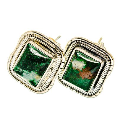 Chrysocolla Earrings handcrafted by Ana Silver Co - EARR420326