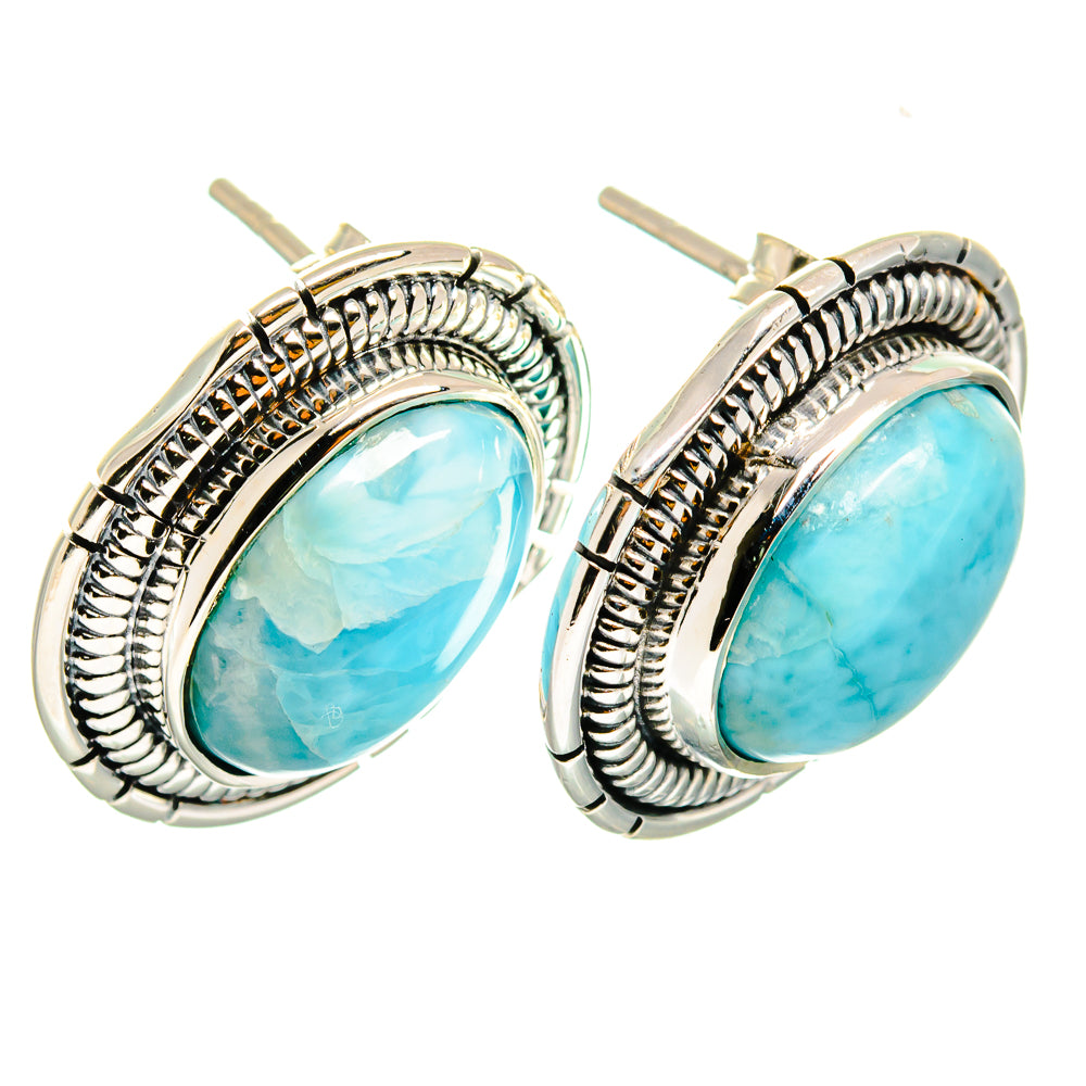 Larimar Earrings handcrafted by Ana Silver Co - EARR420330
