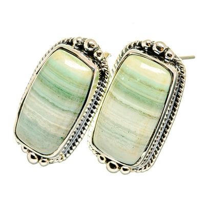 Ocean Jasper Earrings handcrafted by Ana Silver Co - EARR420349