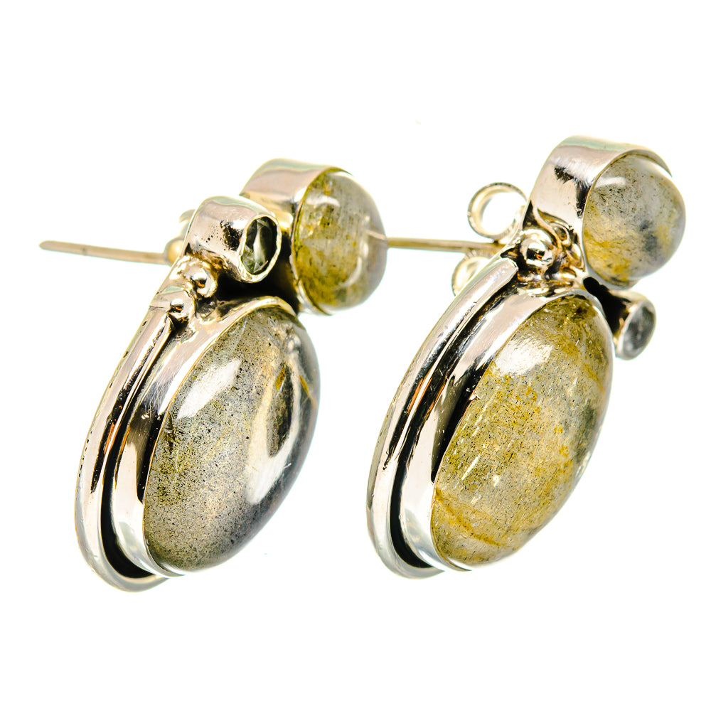 Labradorite Earrings handcrafted by Ana Silver Co - EARR420350
