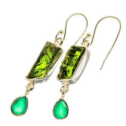 Chrome Diopside Earrings handcrafted by Ana Silver Co - EARR420354