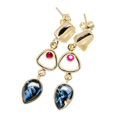 Pietersite Earrings handcrafted by Ana Silver Co - EARR420377