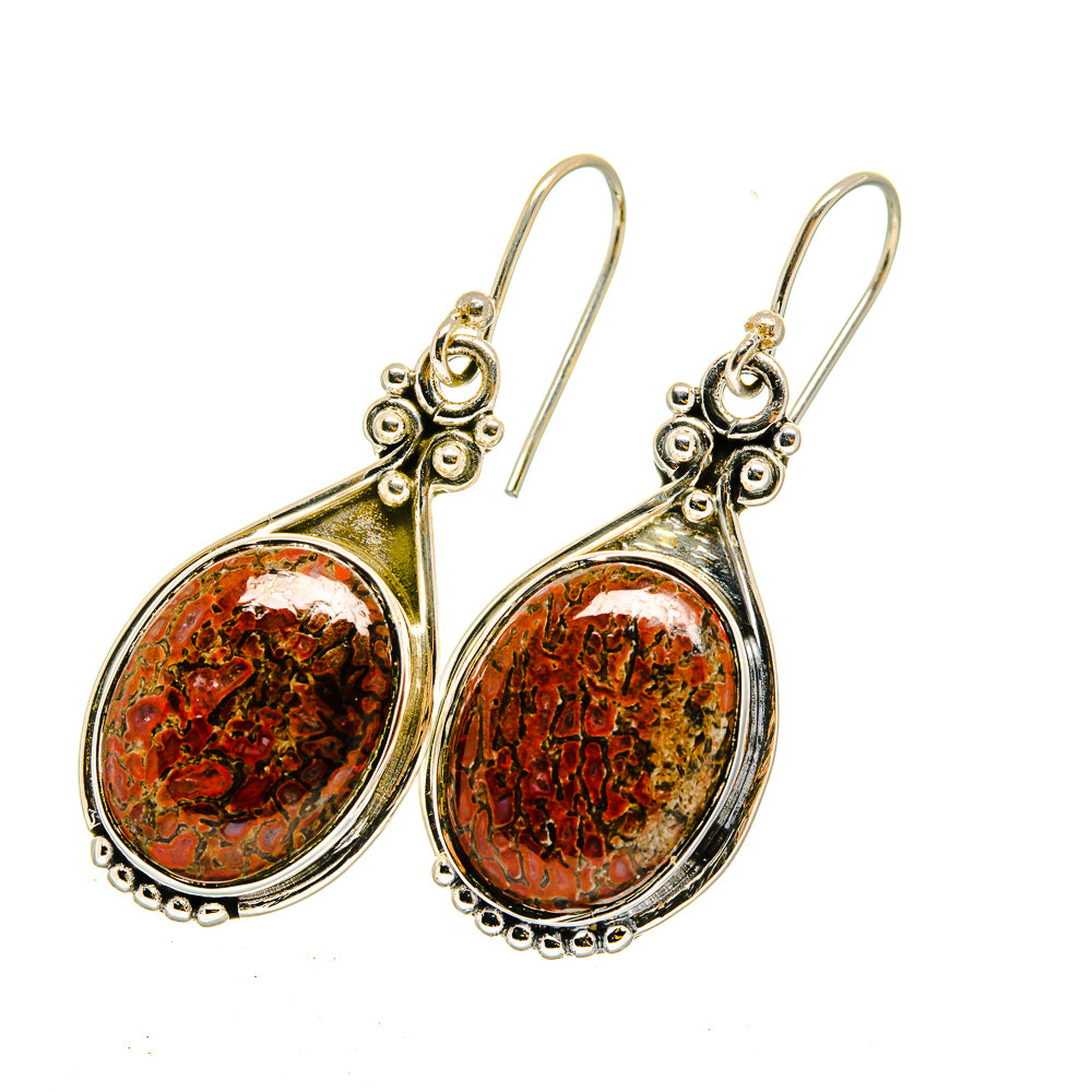 Dinosaur Bone Earrings handcrafted by Ana Silver Co - EARR420384