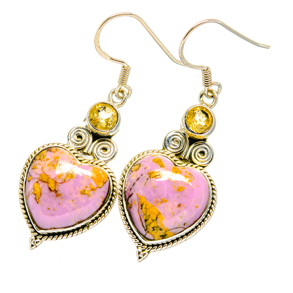 Phosphosiderite Earrings handcrafted by Ana Silver Co - EARR420387