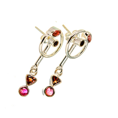 Pink Tourmaline Earrings handcrafted by Ana Silver Co - EARR420390