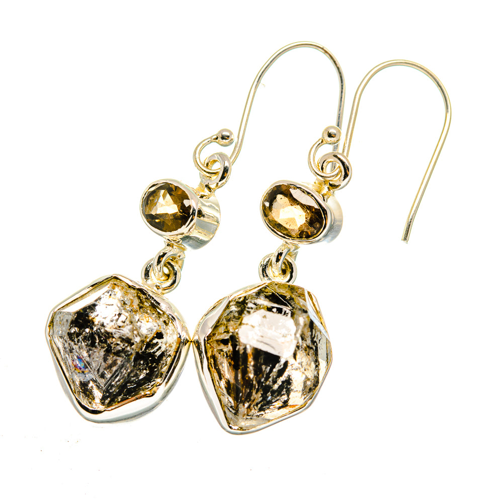 Herkimer Diamond Earrings handcrafted by Ana Silver Co - EARR420397