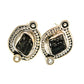 Black Tourmaline Earrings handcrafted by Ana Silver Co - EARR420410