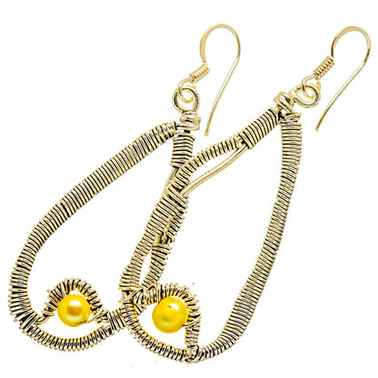 Cultured Pearl Earrings handcrafted by Ana Silver Co - EARR420426