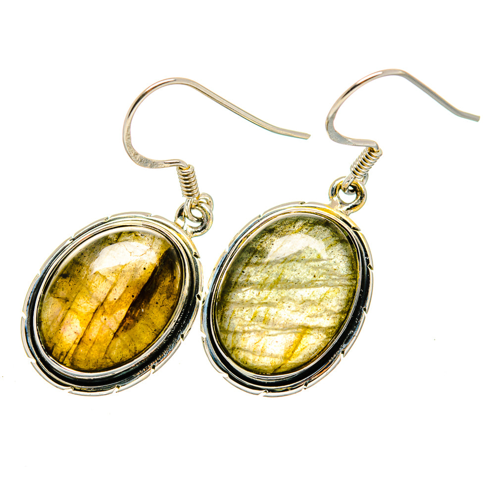 Labradorite Earrings handcrafted by Ana Silver Co - EARR420442