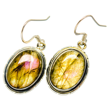 Labradorite Earrings handcrafted by Ana Silver Co - EARR420456