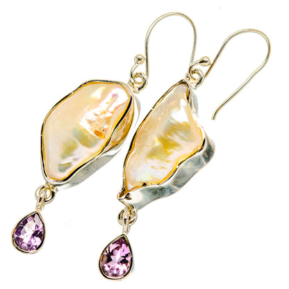 Mother Of Pearl Earrings handcrafted by Ana Silver Co - EARR420465