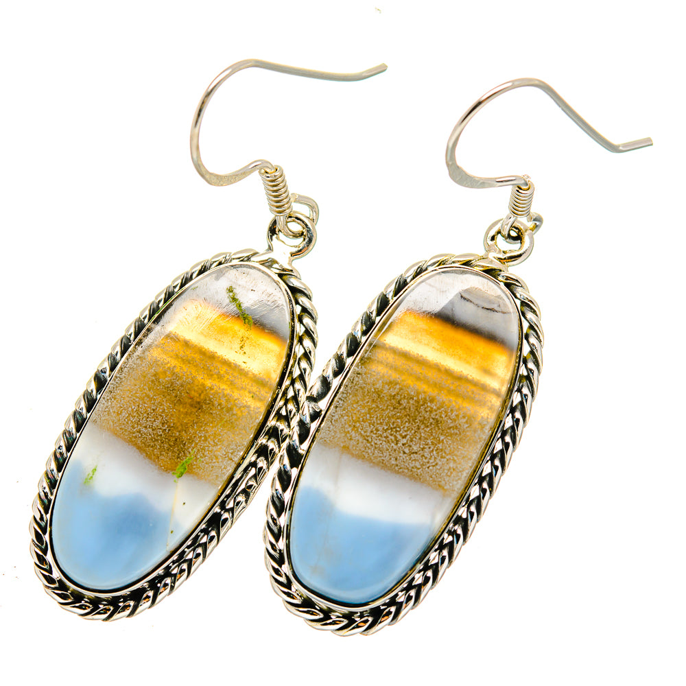 Owyhee Opal Earrings handcrafted by Ana Silver Co - EARR420469