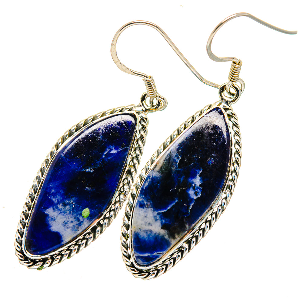 Sodalite Earrings handcrafted by Ana Silver Co - EARR420472