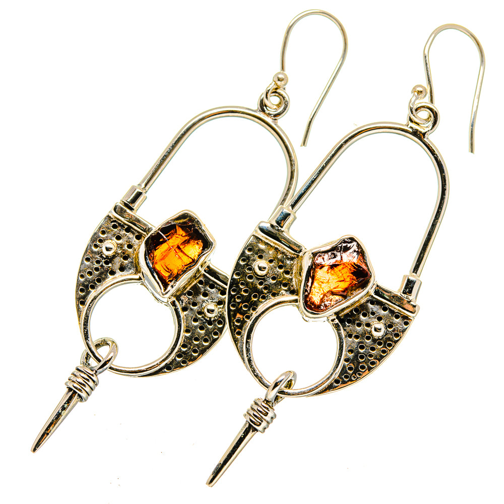 Garnet Earrings handcrafted by Ana Silver Co - EARR420476