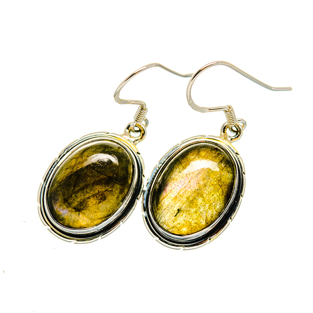 Labradorite Earrings handcrafted by Ana Silver Co - EARR420492
